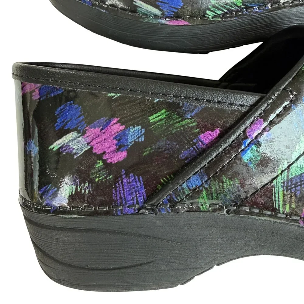 Dansko Pro XP 2.0 Colored Pen Leather Clogs Shoes 39 US 8.5 - 9 Slip Resistant